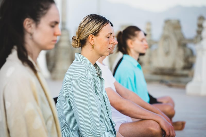 Meditation mindfulness walking